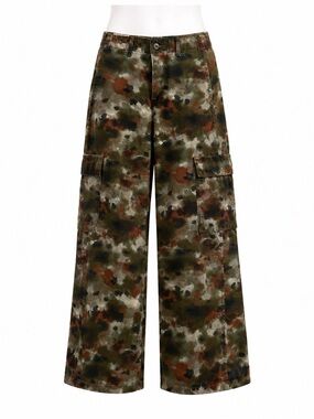 Size 25 Levi’s Premium‎ Women’s Camo Utility Wide Leg Cargo Pants